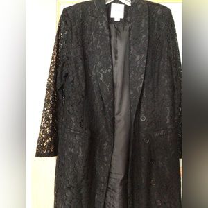 Black Lace Dress/Coat
